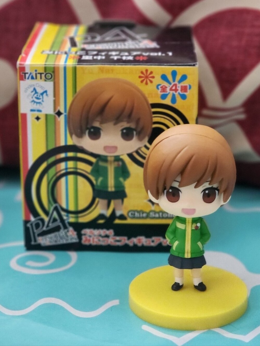 Persona 4 Golden Chie Mini Figure/Figurine Shin Megami Tensei 3 5 Taito Plush